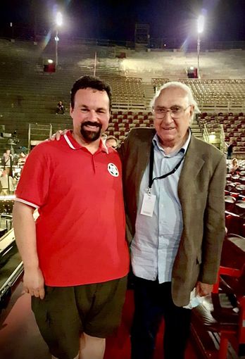 Il tenore verbanese Damiano Colombo ricorda Pippo Baudo Il tenore verbanese Damiano Colombo ricorda Pippo Baudo