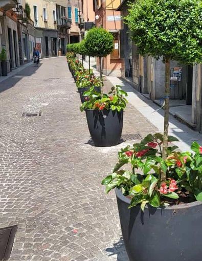 Omegna si fa bella: nuovi arredi nel centro in vista dell'estate Omegna si fa bella: nuovi arredi nel centro in vista dell'estate