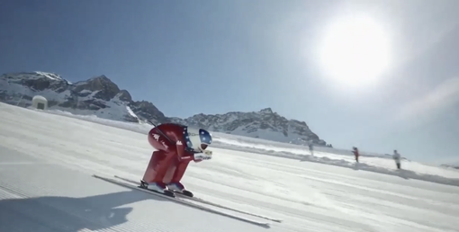 Valentina Greggio conquista la settima coppa del mondo di sci di velocità Valentina Greggio conquista la settima coppa del mondo di sci di velocità