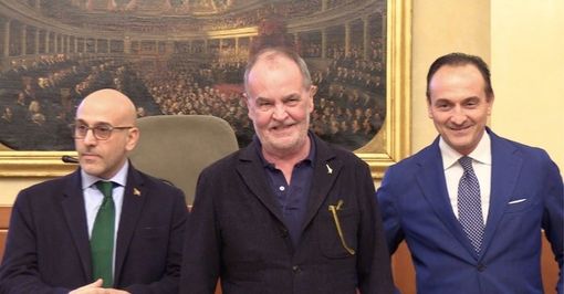 Il ministro Calderoli in Regione col presidente Cirio