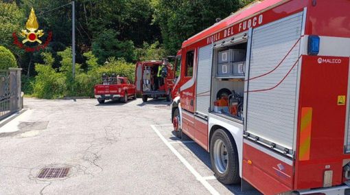 Ciclista infortunato sul sentiero tra Cavandone e Bieno