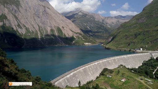 Il lago e la diga di Morasco, in alta Formazza