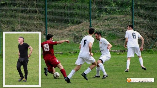 Foto: il Gravellona impegnato in Coppa; nel riquadro l'allenatore Agostini Foto: il Gravellona impegnato in Coppa; nel riquadro l'allenatore Agostini