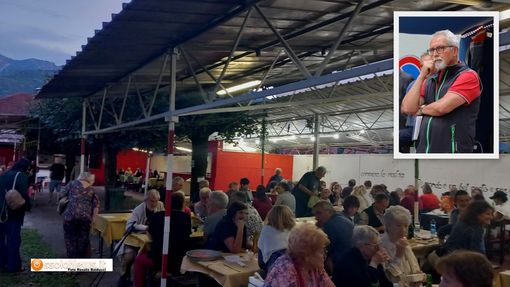 La serata alla Lucciola di Villadossola e nel riquadro Giancarlo Lotto