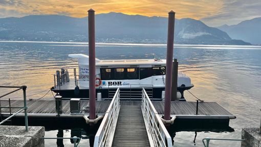 La barca elettrica effettua oggi il suo primo viaggio