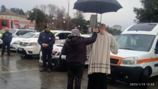 Sant’Antonio Abate, la benedizione sfida la pioggia FOTO