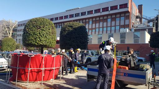 Prove di evacuazione al Madonna del Popolo:un successo l'esercitazione della protezione civile FOTO Prove di evacuazione al Madonna del Popolo:un successo l'esercitazione della protezione civile FOTO