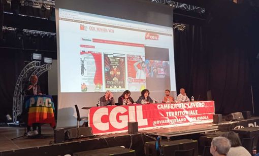 Cgil Vco e Novara: Lancio della campagna referendaria. FOTO