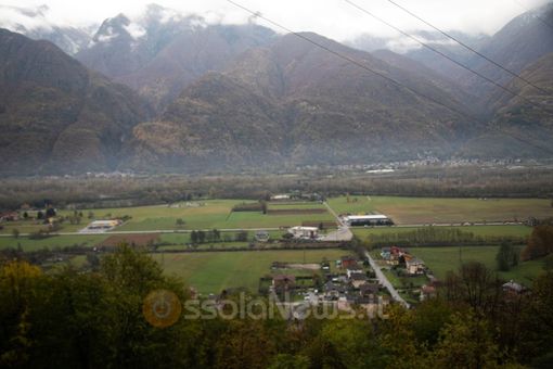 L'area alle porte di Domodossola,dove potrebbe sorgere l'ospedale nuovo