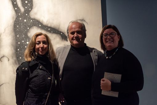 Vera Agosti, Omar Galliani e Federica Rabai