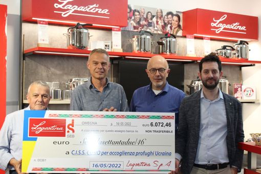 I dipendenti Lagostina sostengono la popolazione ucraina con la “pentola della solidarietà”