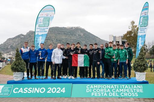 Campionati italiani di Cross, gli atleti di Sport Project Vco conquistano la medaglia d'oro a squadre