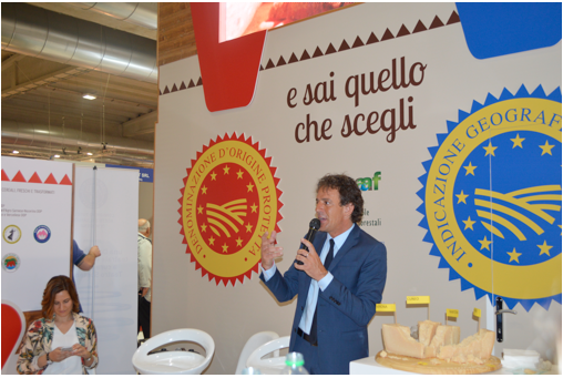 Lezione sul Grana Padano all'istituto Maggia