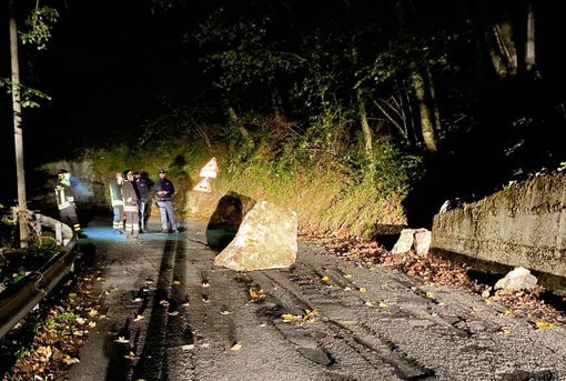 Valstrona, frana in località Cravera: chiusa la provinciale