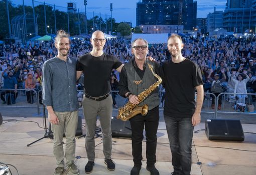 Hurricane Trio in concerto con il sassofonista Chris Collins a Omegna