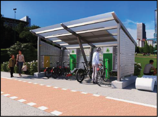 A Baveno una nuova casetta di ricarica per le biciclette elettriche