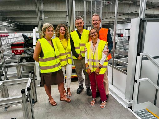 Logistica e innovazione: i direttori generali delle Asl di Novara e Vco in visita al magazzino sanitario Musa