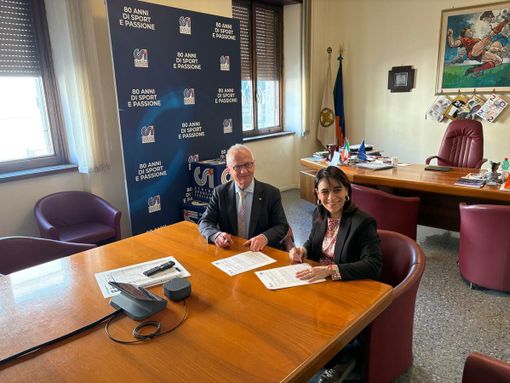 Nella foto Vittorio Bosio e Chiara Tommasini