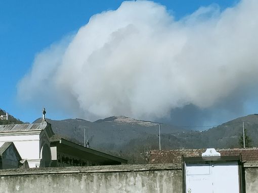 Riprendono a bruciare i boschi in Cannobina FOTO E VIDEO Riprendono a bruciare i boschi in Cannobina FOTO E VIDEO