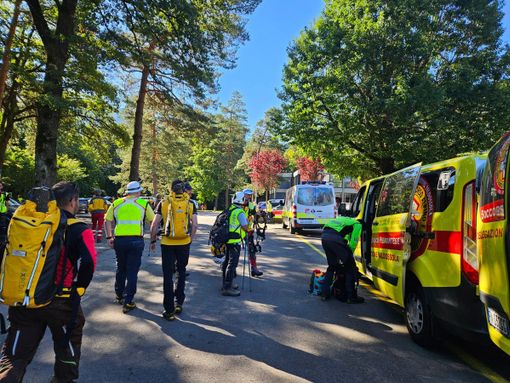 Dal Vco  in Vallemaggia per la ricerca delle persone disperse a causa del maltempo
