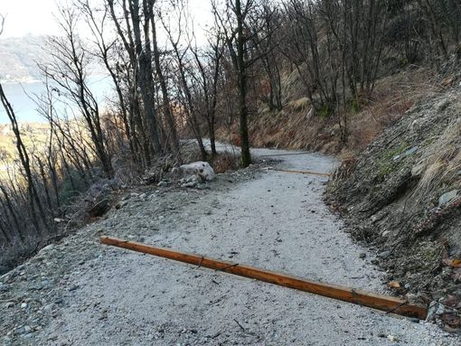 Conclusi i lavori di ripristino della strada vicinale del Monte Camoscio a Baveno