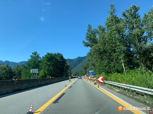 Lavori sulla superstrada, corsia unica in diversi tratti tra Ornavasso e Domodossola Lavori sulla superstrada, corsia unica in diversi tratti tra Ornavasso e Domodossola