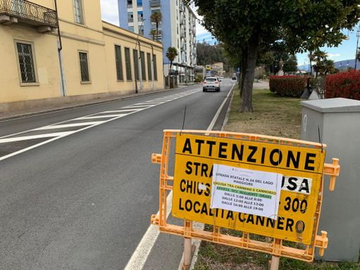 SS 34, transito a fasce orarie tra Donego e Cannero anche oggi e domani