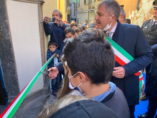 Omegna in festa per l'inaugurazione del Museo Rodari Omegna in festa per l'inaugurazione del Museo Rodari