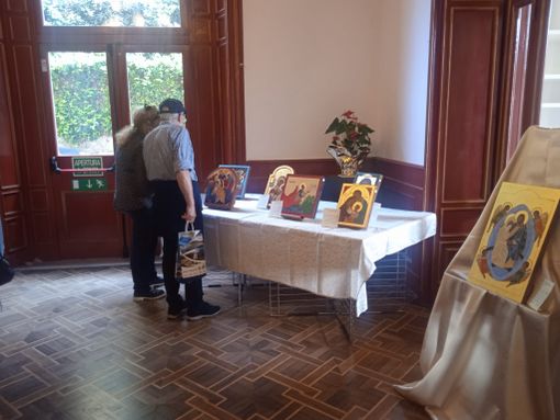 Icone delle suore rosminiane in mostra a Villa Giulia FOTO Icone delle suore rosminiane in mostra a Villa Giulia FOTO