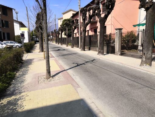 Intra, terminati i nuovi marciapiedi in viale San Giuseppe Intra, terminati i nuovi marciapiedi in viale San Giuseppe