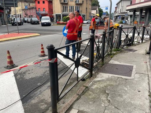 Foto: l’area della rotatoria di Gravellona Toce