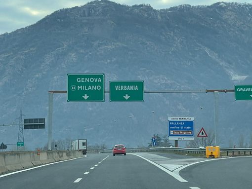 A26, chiusure notturne tra Gravellona e Arona dall'1 al 5 marzo