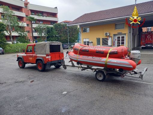 Vigili del fuoco, dal Vco in Emilia per prestare soccorso alla popolazione alluvionata