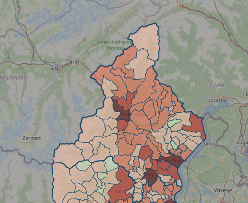 Covid Vco, Verbania verso i 900 contagi