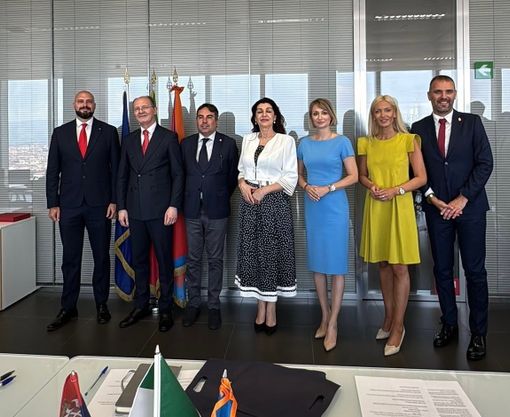Regione Piemonte, il sottosegretario Preioni riceve la delegazione dei parlamentari serbi