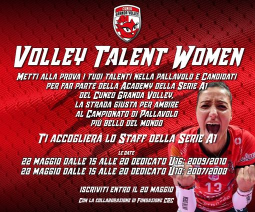 Volley Talent: due giorni dedicati alle giovani pallavoliste che aspirano a giocare in A1, Informati qui! Volley Talent: due giorni dedicati alle giovani pallavoliste che aspirano a giocare in A1, Informati qui!