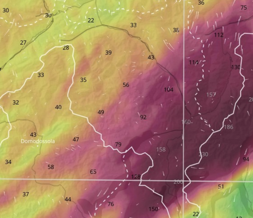 Meteo Svizzera innalza l'allerta al sud delle Alpi: pericolo marcato di forti piogge
