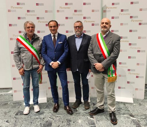 Contributi regionali per i comuni, i sindaci Ferroni e Barbetta incontrano il presidente Cirio