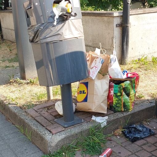 Rifiuti abbandonati a Verbania, la segnalazione di un cittadino: "Così si favorisce il degrado"