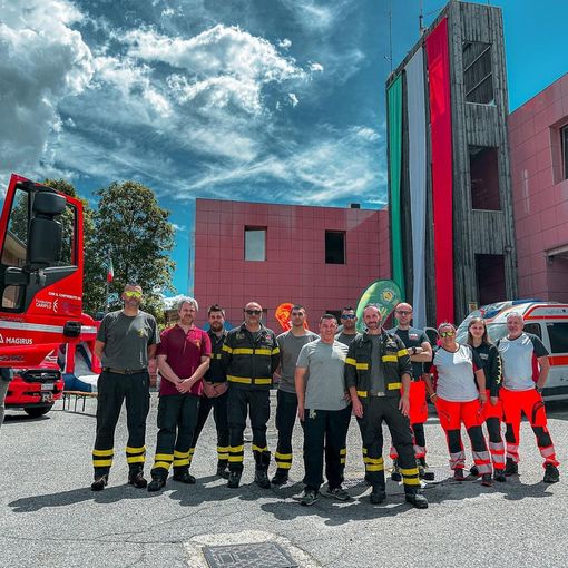 Grande partecipazione per l'open day della caserma dei vigili del fuoco FOTO