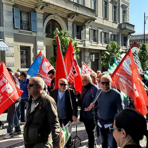 A Domo la manifestazione provinciale per la Festa dei Lavoratori FOTO E VIDEO