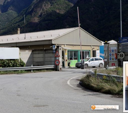 L'ingresso di Db Cargo a Domo II , nel riquadro Francesco sasso (Filt Cgil)