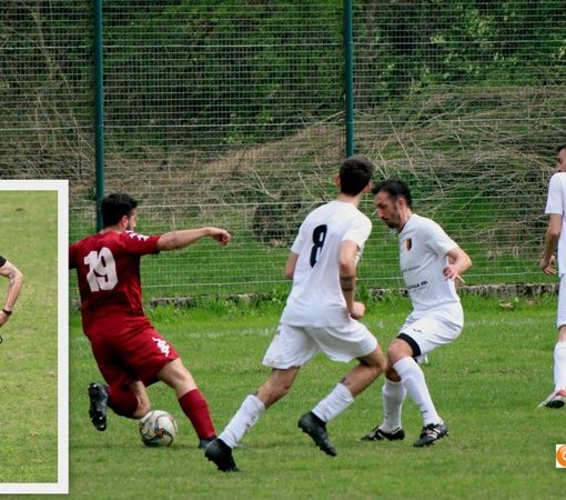 Foto: il Gravellona impegnato in Coppa; nel riquadro l'allenatore Agostini