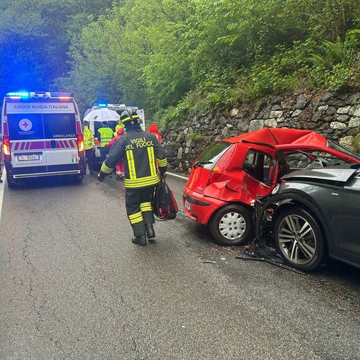 Incidente tra Arola e Ventraggia, due feriti   FOTO