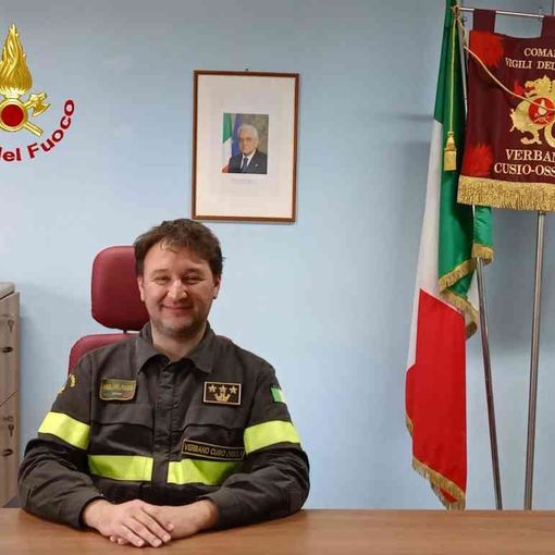 Onofrio Lorusso al vertice del Comando dei Vigili del Fuoco del Vco