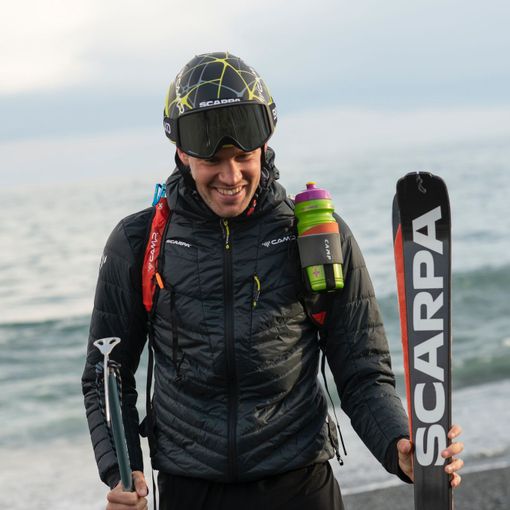 Bici e sci, tempo record da Genova alla Capanna Margherita per Marcello Ugazio