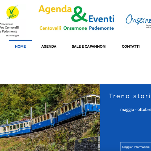 Una piattaforma on line con gli eventi di Centovalli, Onsernone e Terre di Pedemonte
