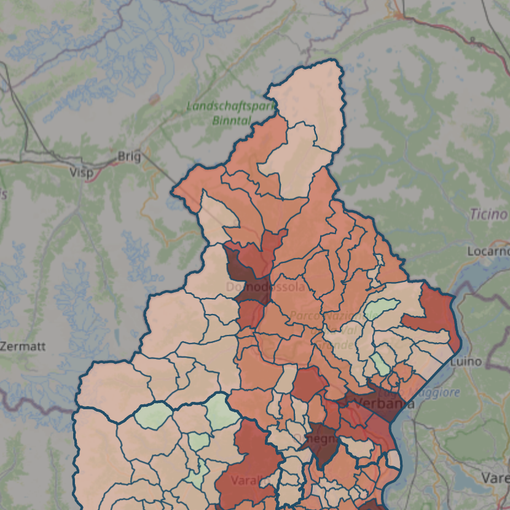 Covid Vco, Verbania verso i 900 contagi