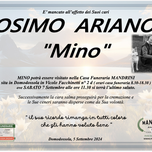 Cosimo Ariano &quot;Mino&quot;