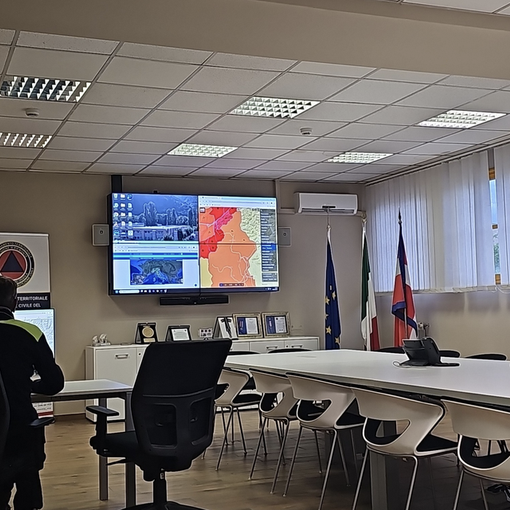 Notte di lavoro per la Protezione Civile provinciale